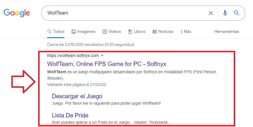 Ingresa en "WolfTeam, Online FPS Game for PC - Softnyx" Ingresa en WolfTeam, Online FPS Game for PC - Softny