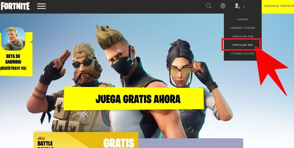 Vincula las cuentas Vincula las cuentas