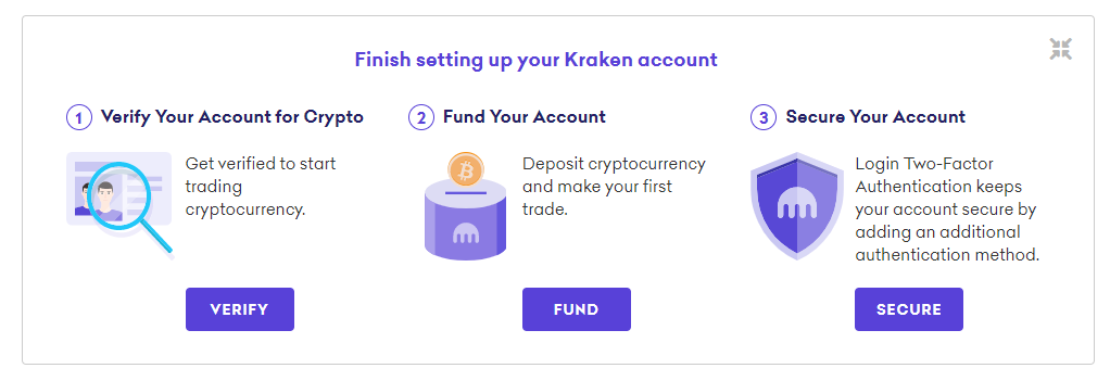 Como crear cuenta en Kraken Paso 4