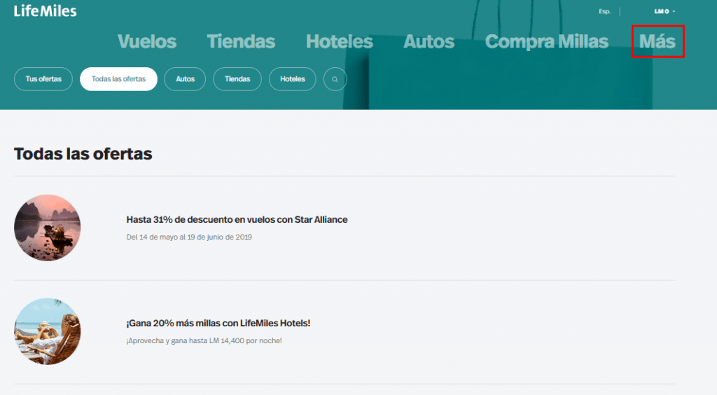Consejos de LifeMiles 1