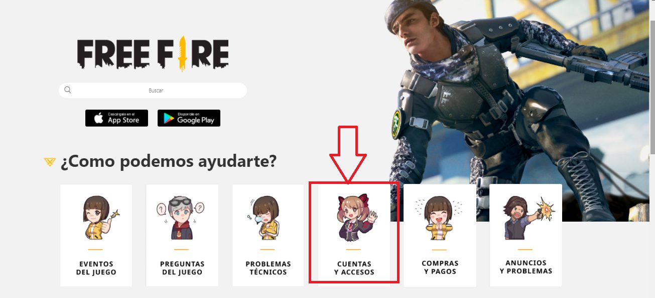 Recuperar tu cuenta de Free Fire con tu ID de juego