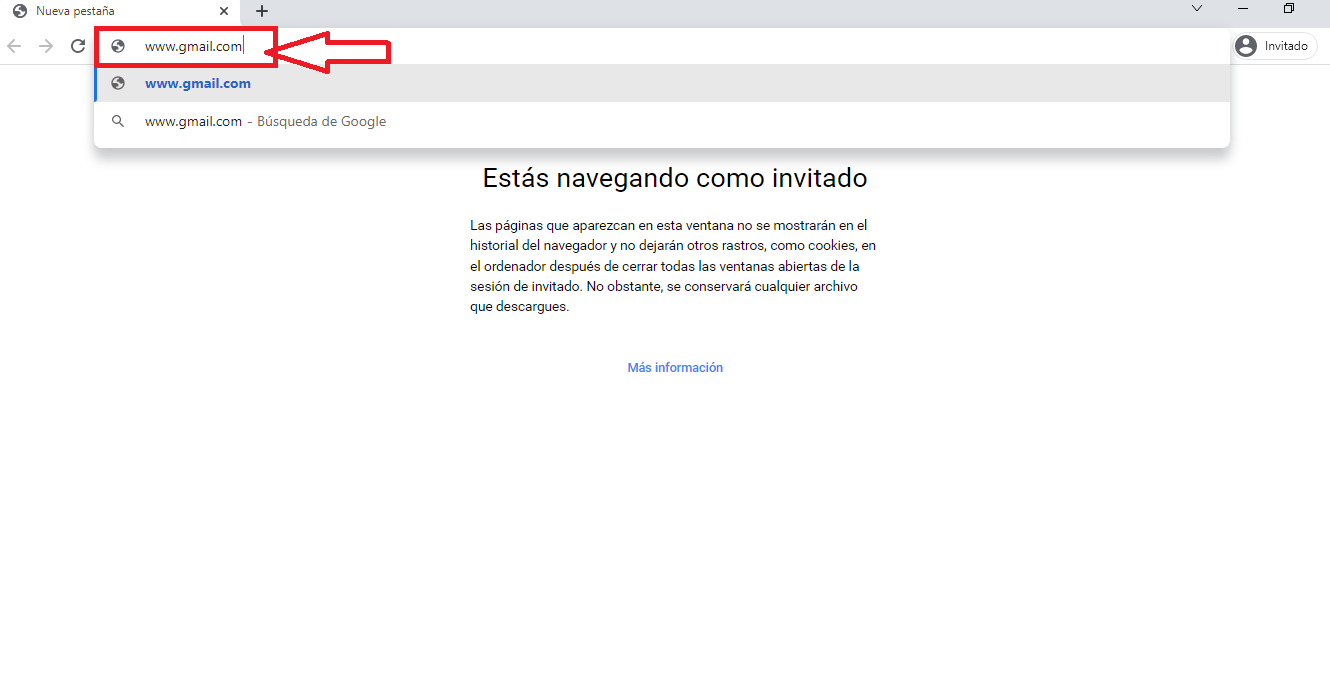 Accede a la plataforma de Gmail Accede a la plataforma de Gmail