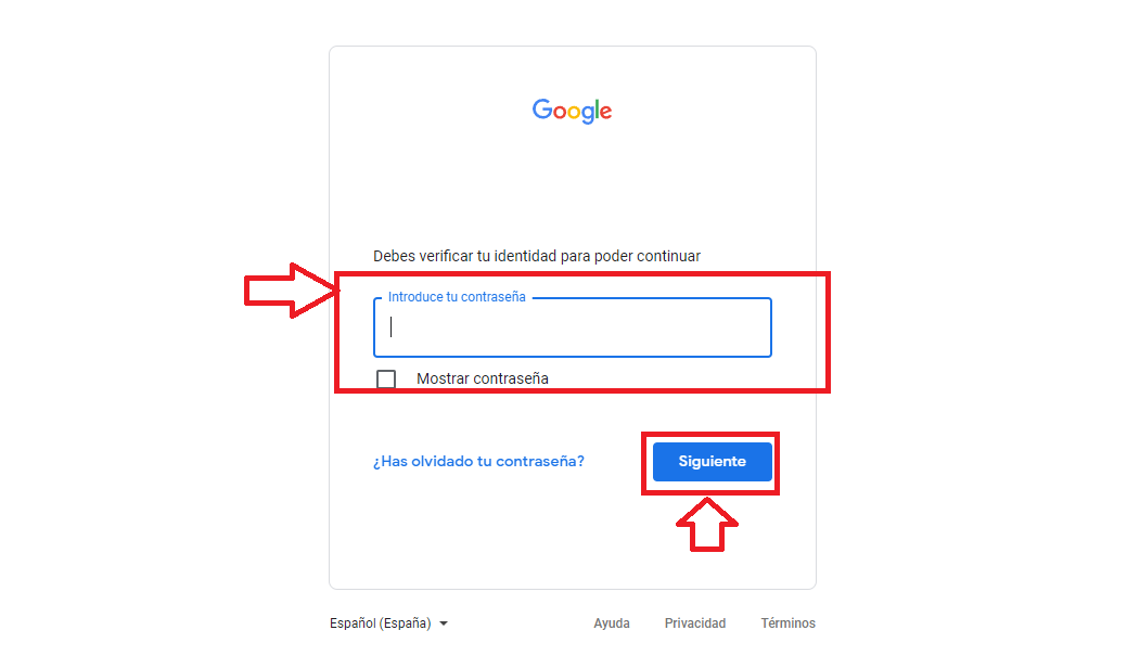 Verifica tu identidad