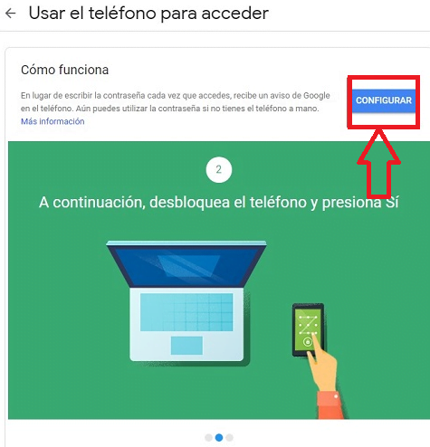 Accede a la configuración