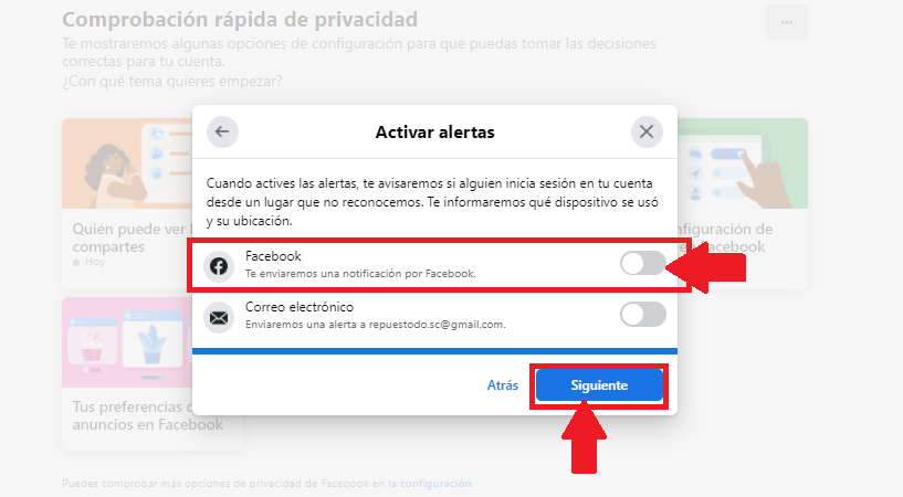 Activa las alertas