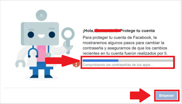 Empieza el procedimiento