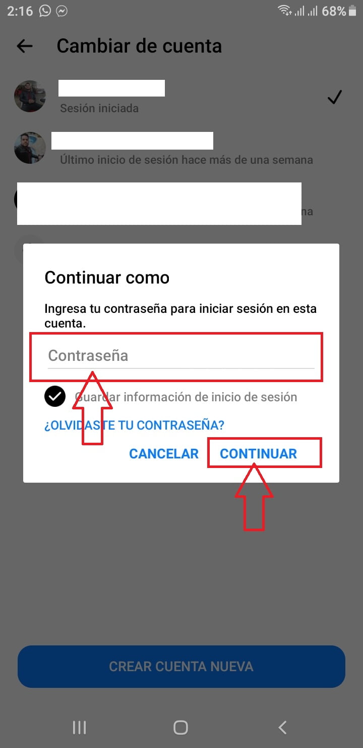 Ingresa la contraseña Ingresa la contraseña
