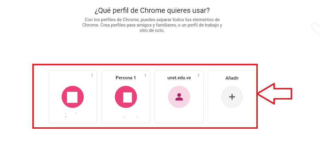 Ingresa nuevamente a Google Chrome