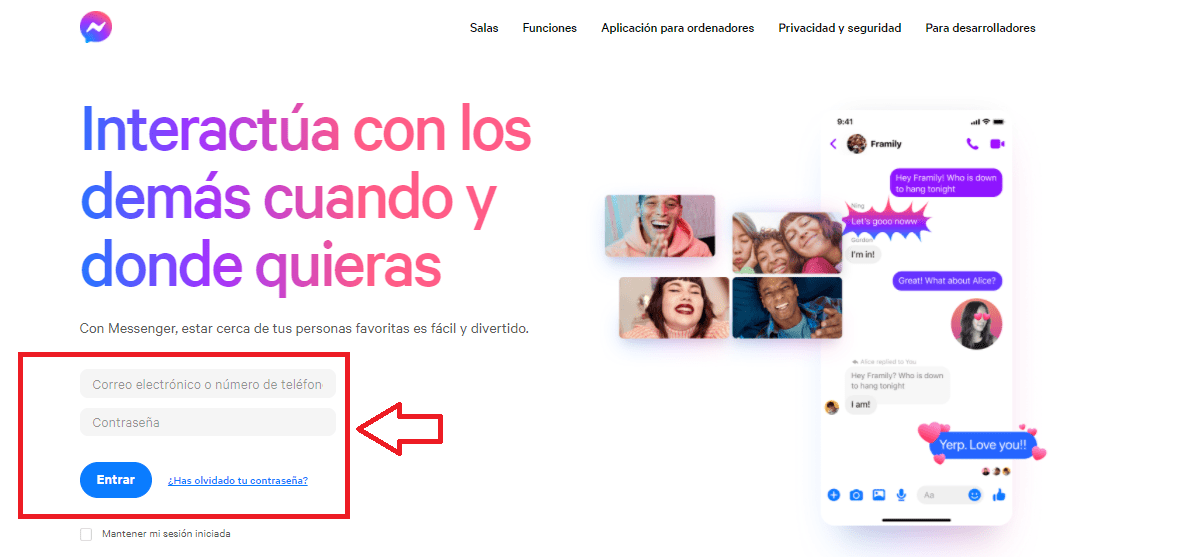 Ingresa tus datos de acceso