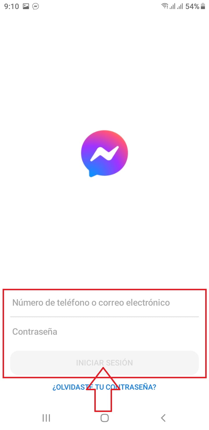 Inicia sesión con tu otra cuenta