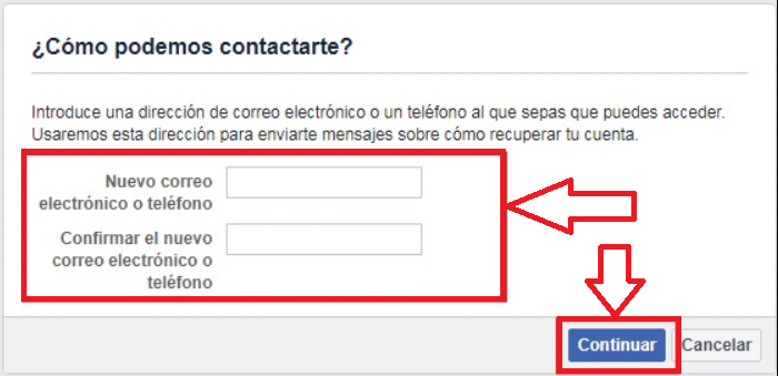 Introduce una dirección de email a la que tengas acceso Introduce una dirección de email a la que tengas acceso