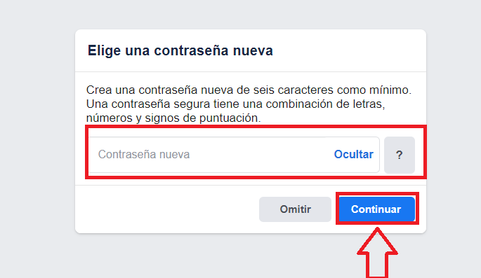 Restablecer contraseña de seguridad Restablecer contraseña de seguridad