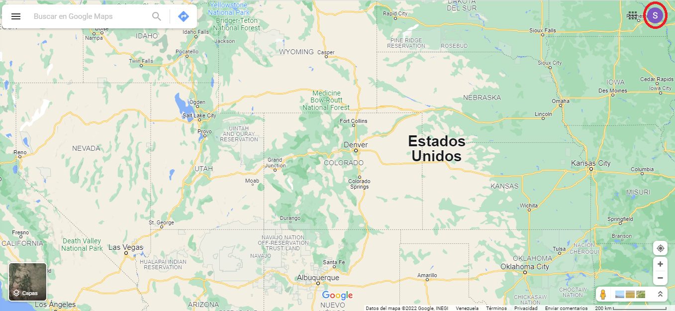 Abre Google Maps mediante tu ordenador