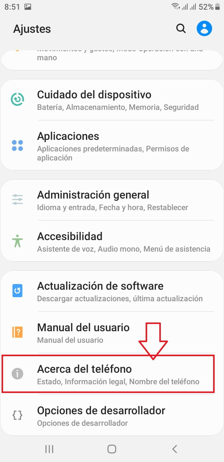 Accede a la información de tu teléfono