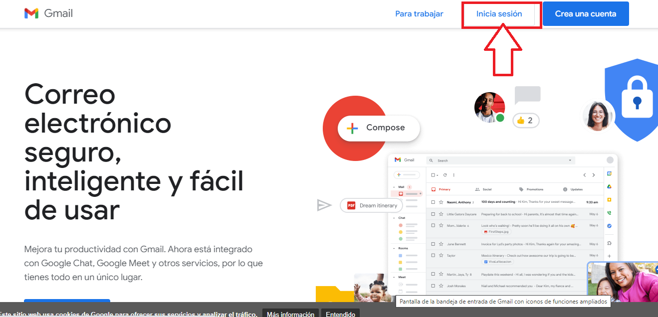 Accede a tu cuenta de Google