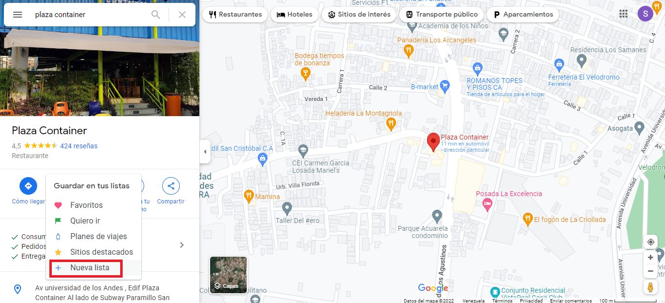 Comparte tus listas de Google Maps Comparte tus listas de Google Maps