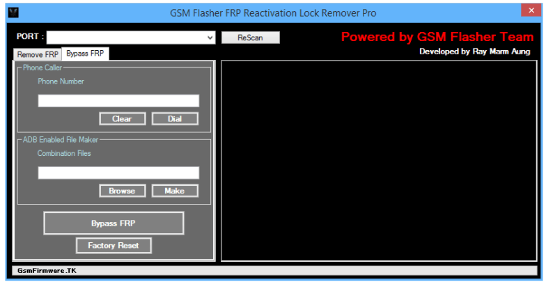 GSM FRP Bypass and Flashing tool