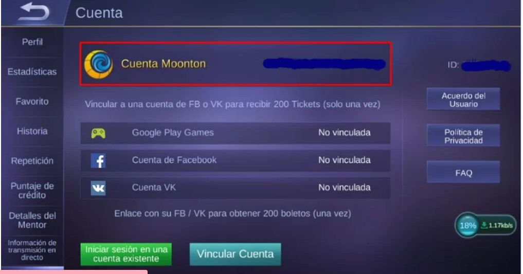 Lograste logearte en Mobile Legends Lograste logearte en Mobile Legends