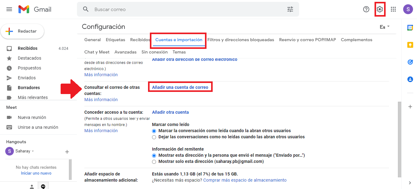 Recibe los correos de Gmail de tu antigua cuenta en la nueva Recibe los correos de Gmail de tu antigua cuenta en la nueva