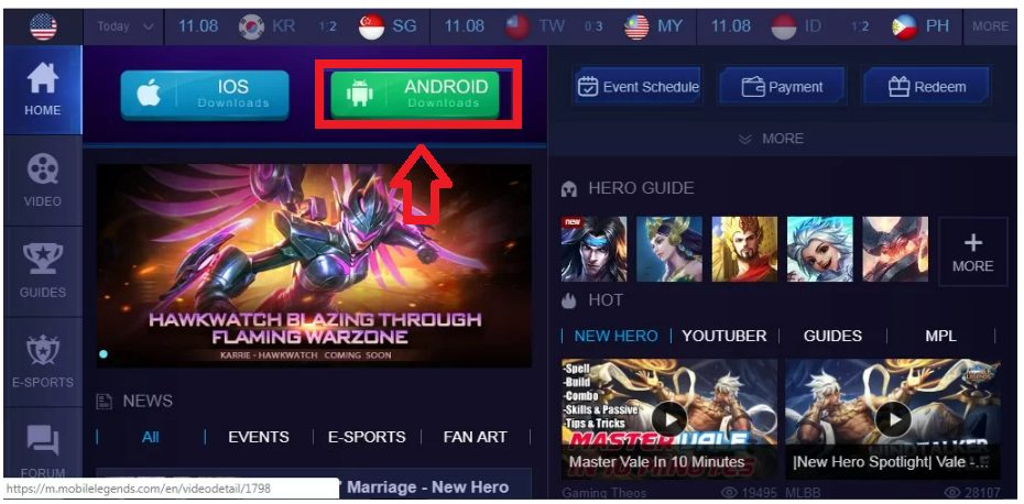 Descargar la App Mobile Legends