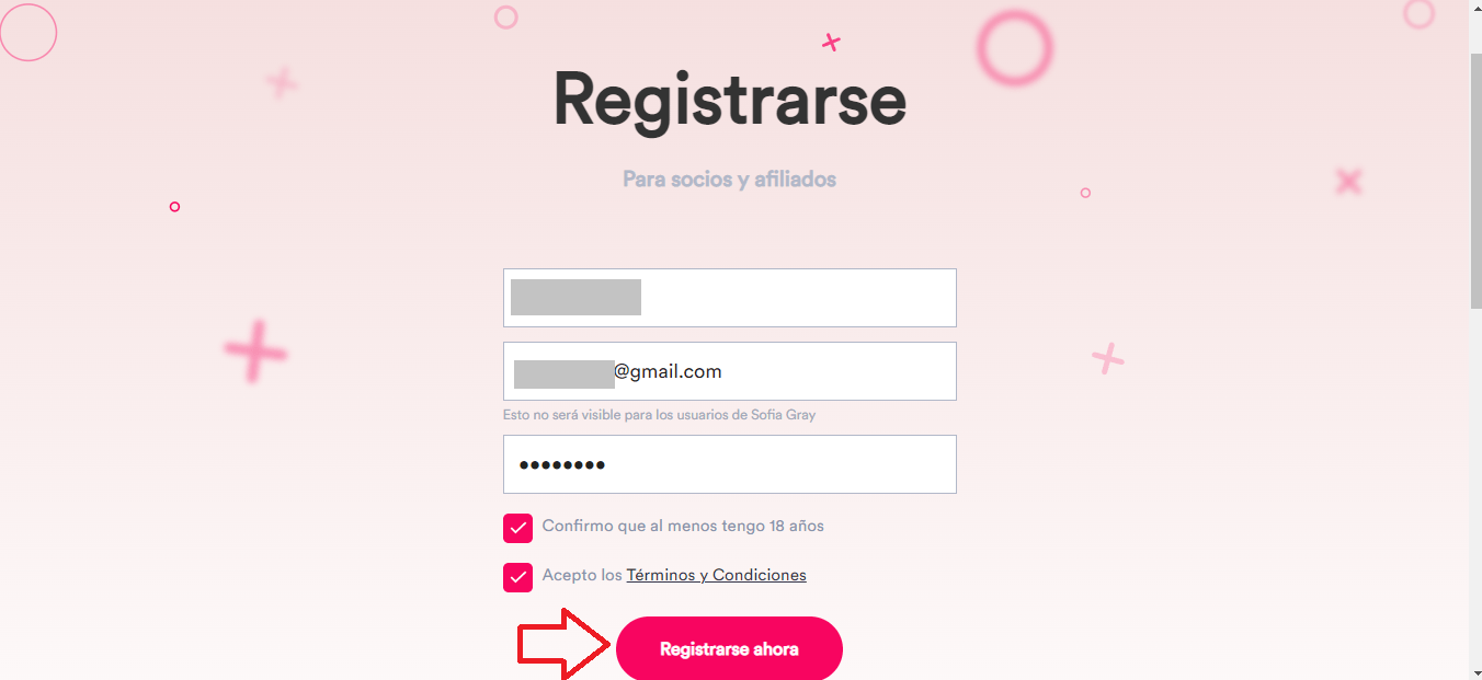 Introduce los datos solicitados por el sistema