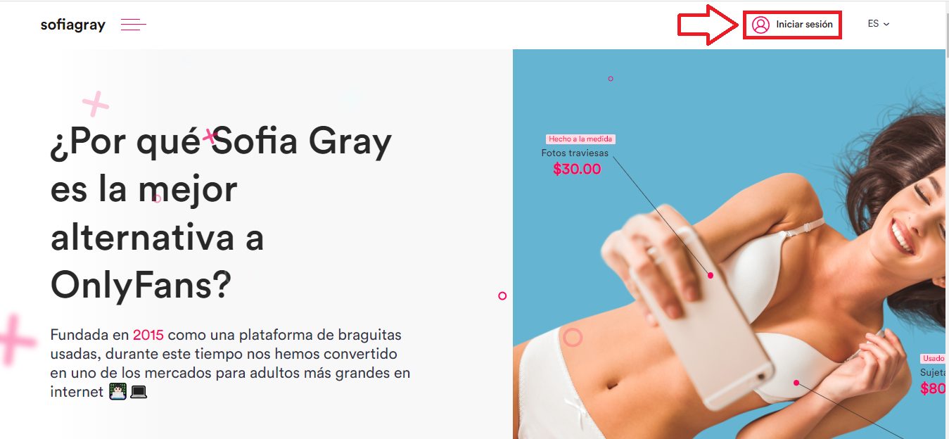 Selecciona la opción “Iniciar sesión”