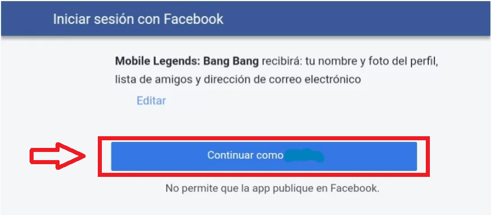 iniciar sesión en Facebook