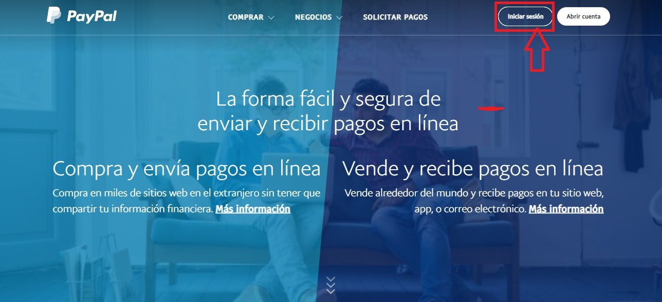 Ingresa a PayPal