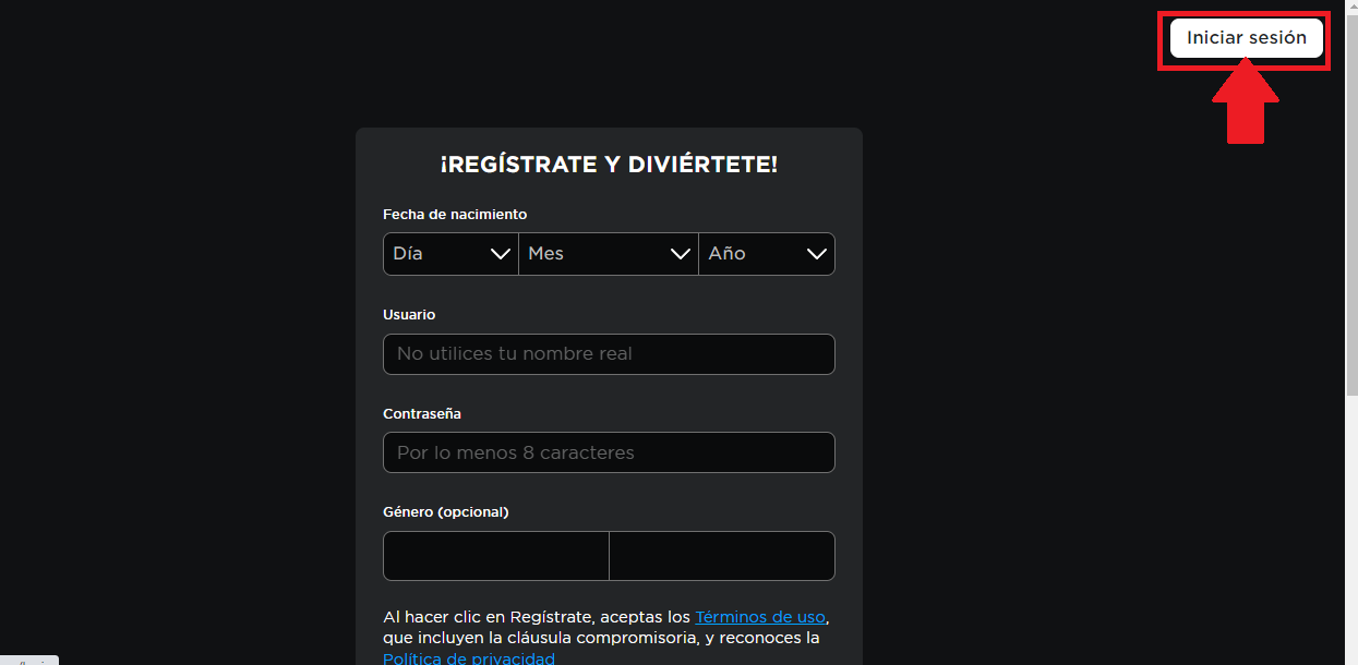 Inicia sesión
