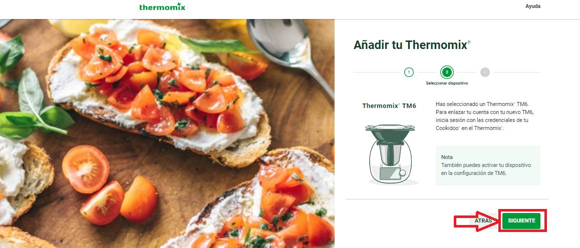 Agrega tu Thermomix