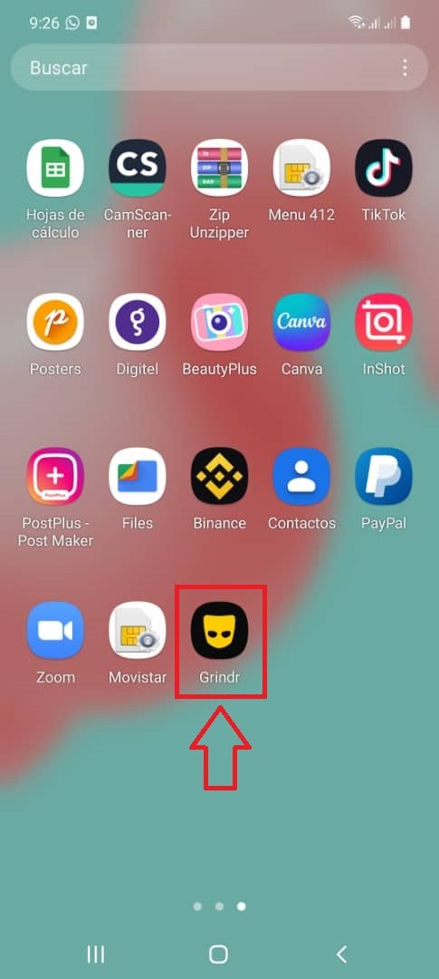 Abre la aplicación móvil de Grindr Abre la aplicación móvil de Grindr