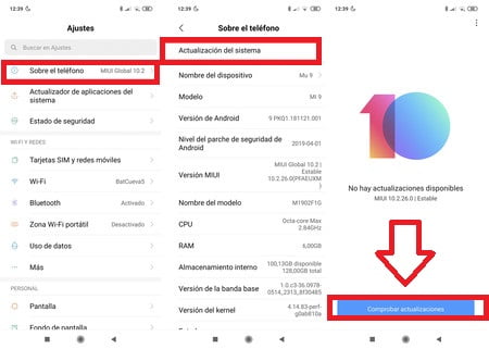 Falta de actualización MIUI Falta de actualización MIUI