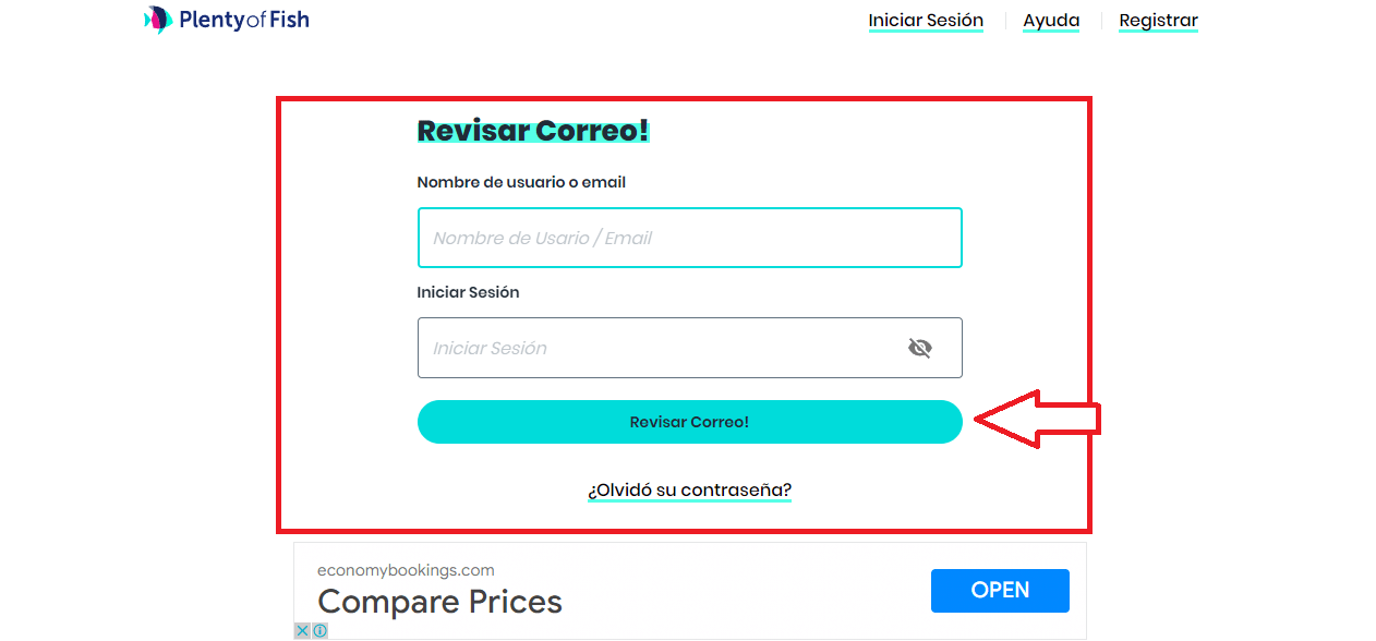 Ingresa tus credenciales