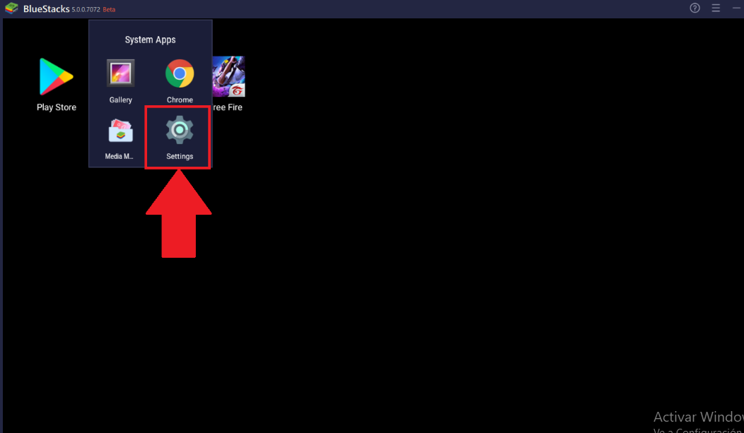 Accede a “Configuración”