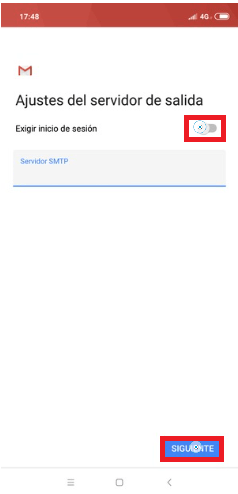 Desactiva “Exigir inicio de sesión” con el interruptor