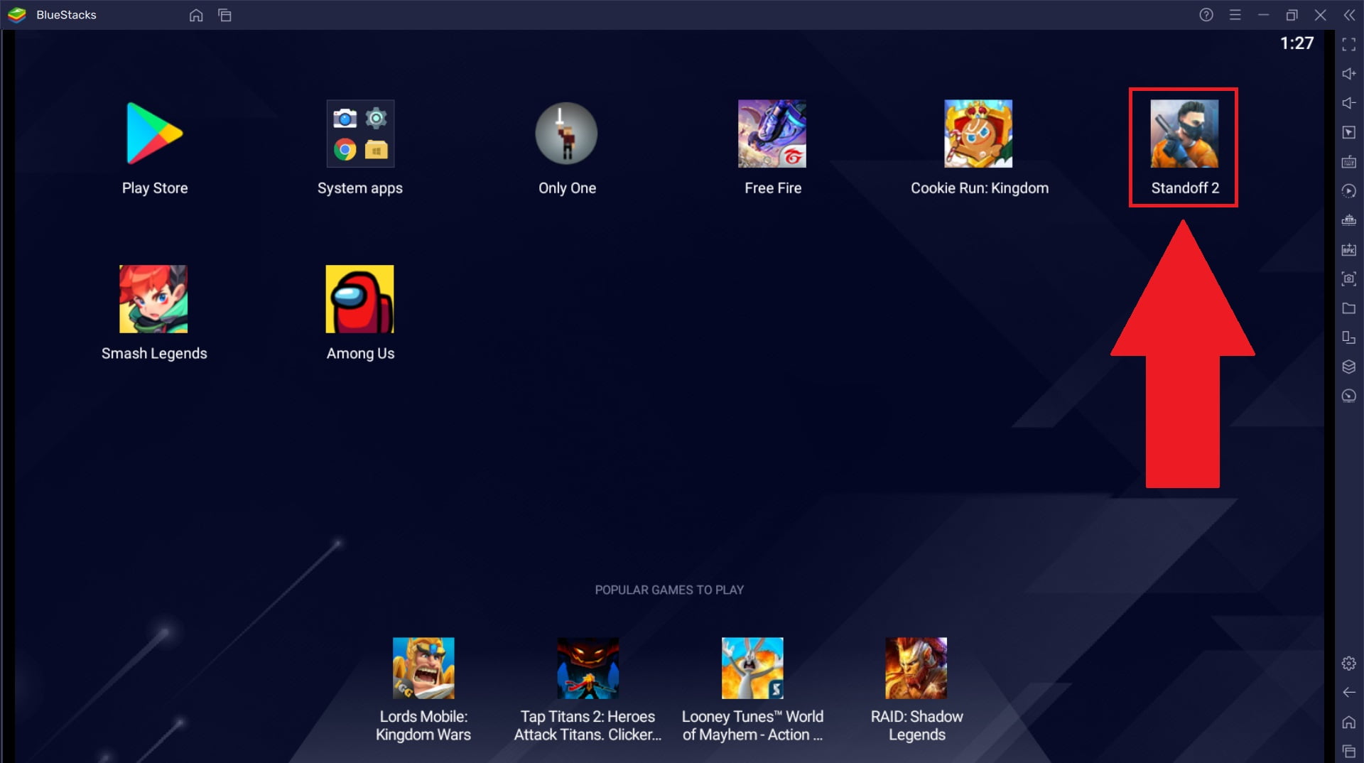 Inicia el juego Standoff 2 desde el emulador Inicia el juego Standoff 2 desde el emulador