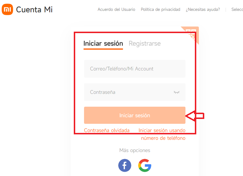 Inicia sesión