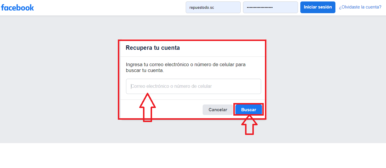 Inicia sesión con un correo alternativo