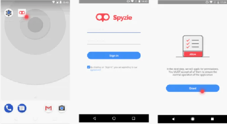 Con la app Spyzie