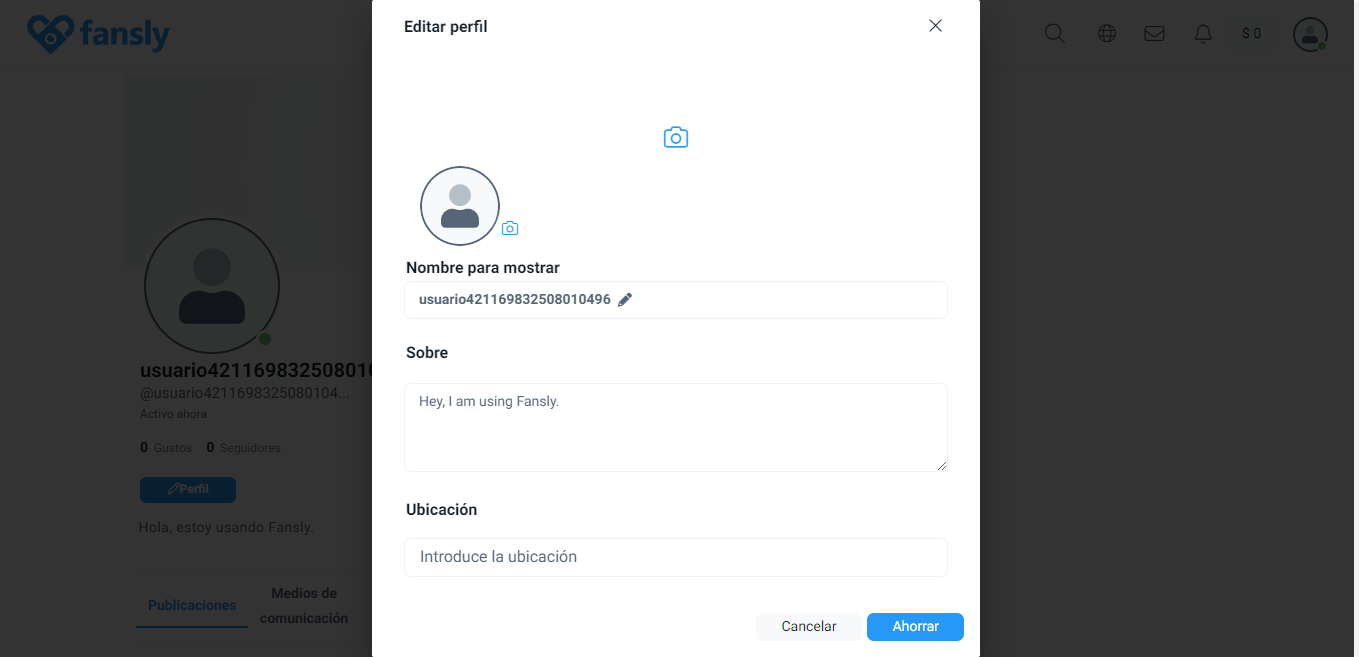Personaliza tu perfil de usuario (opcional) Personaliza tu perfil de usuario (opcional)