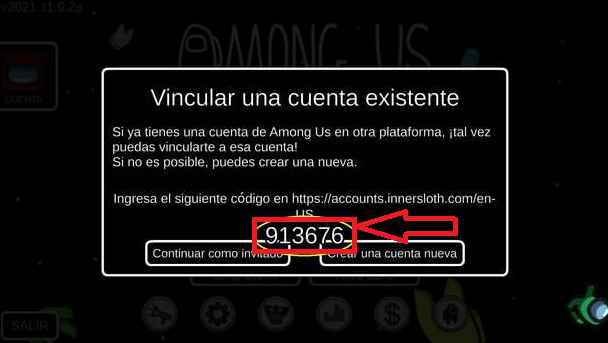 Ingresa el código que aparece en pantalla 