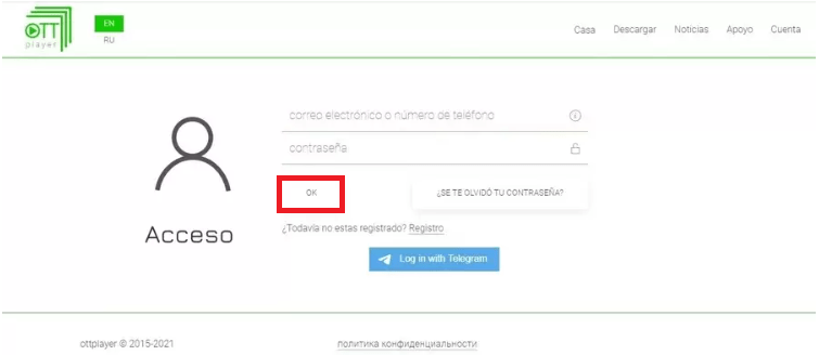 Inicia sesión en tu cuenta
