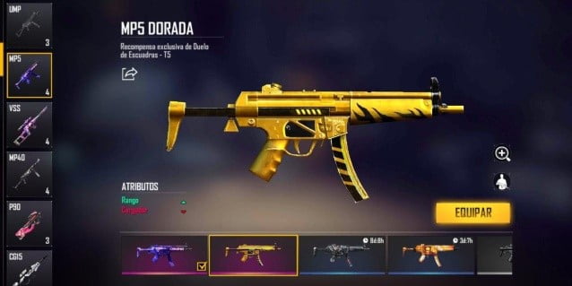 Mejores armas de Free Fire Mejores armas de Free Fire