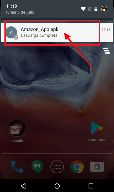 Abre la aplicación Abre la aplicación