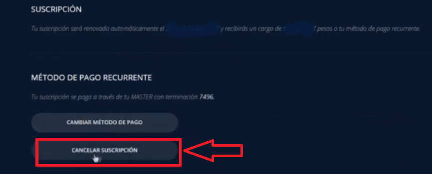 Cancela tu suscripción Cancela tu suscripción