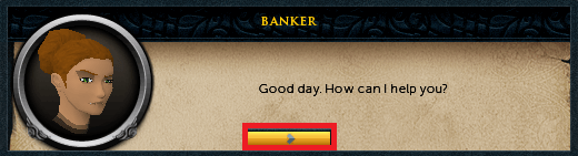 Dirígete a cualquier banco en Gielinor