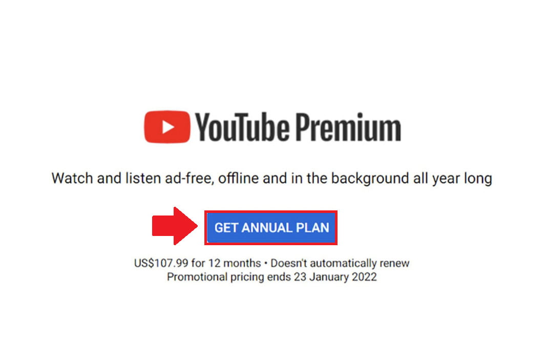 Haz clic en “Obtener el plan familiar”