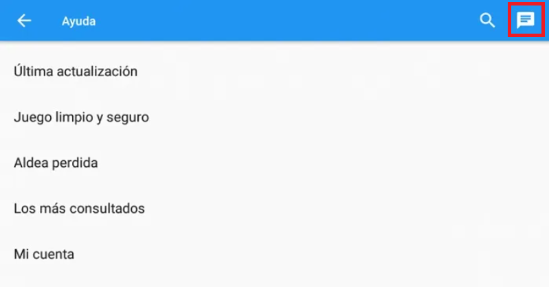 Indica que has perdido tu cuenta