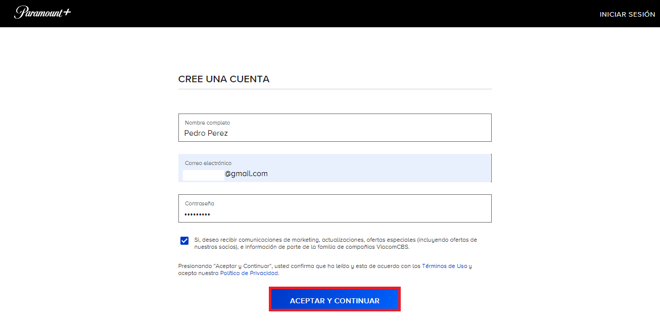 Introduce la información solicitada