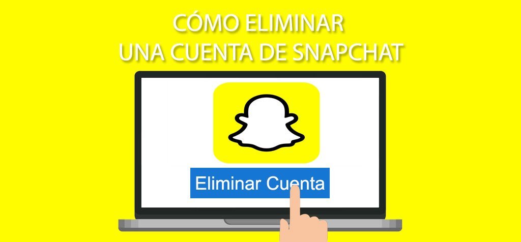 Cómo eliminar una cuenta de Snapchat